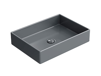 HB-0034-50MDH Раковина накладная матовый графит 510*370*110