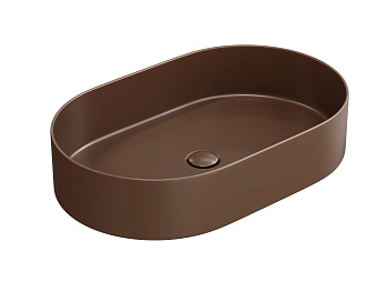 HB-0036MDB Раковина накладная матовый кофеин 600*380*122