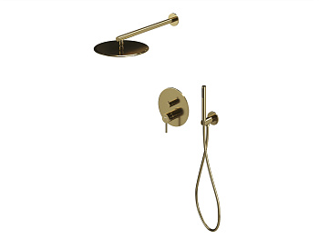 HB-2002GO Золото Встраиваемая душевая система 