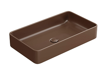 HB-0038MDB Раковина накладная матовый кофеин 610*350*112