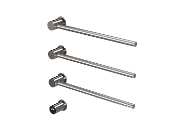 HB-006-3BN Матовый Никель Полотенцесушитель встраиваемый электрический 