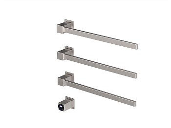 HB-016-3BN Матовый Никель Полотенцесушитель встраиваемый электрический 