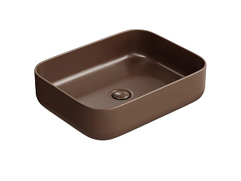 HB-0037MDB Раковина накладная матовый кофеин 500*390*130