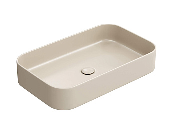 HB-0035-60MC Раковина накладная матовый капучино 600*370*110