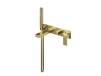 HB-1004GO Золото Встраиваемый смеситель для ванны