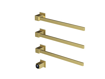 HB-016-3GO Золото Полотенцесушитель встраиваемый электрический 