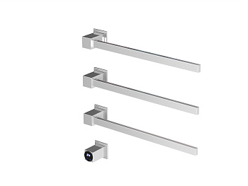 HB-016-3CH Хром Полотенцесушитель встраиваемый электрический 