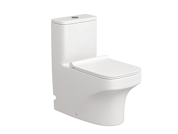 Унитаз-моноблок напольный Стефани Дюропласт