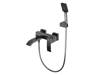 HB-3009BCH Чёрный хром смеситель для ванны