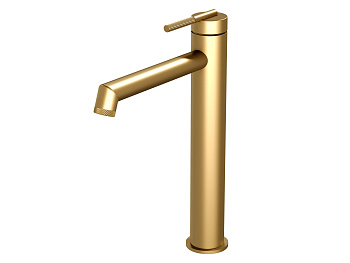 HB-4007-3BG Матовое Золото смеситель для раковины высокий