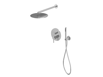 HB-2002CH Хром Встраиваемая душевая система 