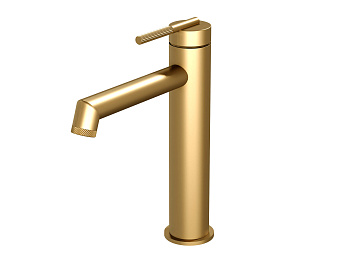 HB-4007-2BG Матовое Золото смеситель для раковины средний