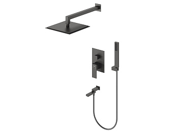 HB-1001GG Стальной Серый Встраиваемая душевая система 